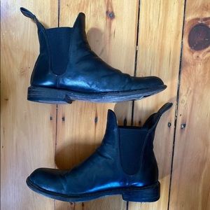 Rag & Bone Black Leather Chelsea Boots